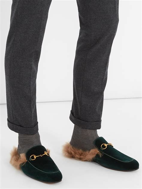 gucci fur loafers buy|gucci fur loafers plaid.